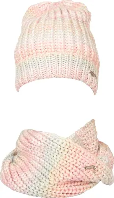 Obrázek produktu pro Dámský nákrčník a čepice značky GUESS, s žebrovaným provedením a Polyesterem, číslo výrobku J2BZ09Z2QP0, velikost L, 10 % polyester, 85 %.Polyakryl, 5 % ostatní vlákna
