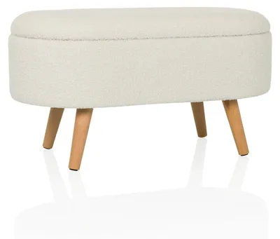 Obrázok produktu pre hjh LIVING Lavica STORIANO Taburetka Tkanina