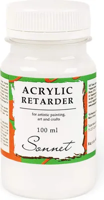 Produktbild von Sonnet Acryl Retarder Verzögerer | Langsam Trocknendes Medium für Acrylfarben | 100 ml Trocknungsverzögerer