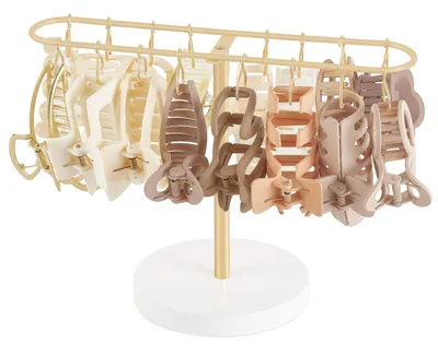 Productafbeelding van Metalen Klauw Clip Organizer voor Haaraccessoires, Goud