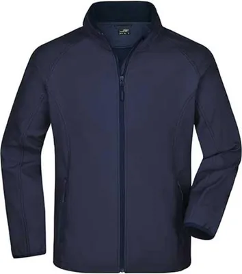 Produktbild von James+Nicholson JN1130 | Herren  Promo Softshell Jacket - Farbe: Navy/Navy - Größe: XXL