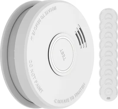 Produktbild von Rauchmelder DOF19 Kunststoff Warnsignal: 85 dB 9V batteriebetrieben