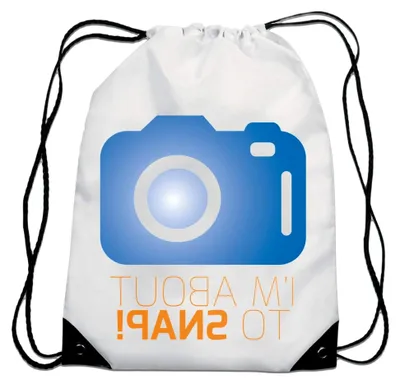 Produktbild von Lustige Kordelzugtasche für Fotografen