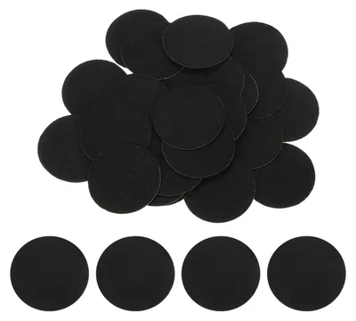 Filzgleiter 40 Stk., 45 mm, schwarz, selbstklebend, 1 mm