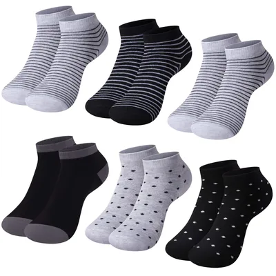Produktbild von L&K-II 12 Paar Damen Sneaker Socken kurze socken sportsocken Freizeitsocken Mädc