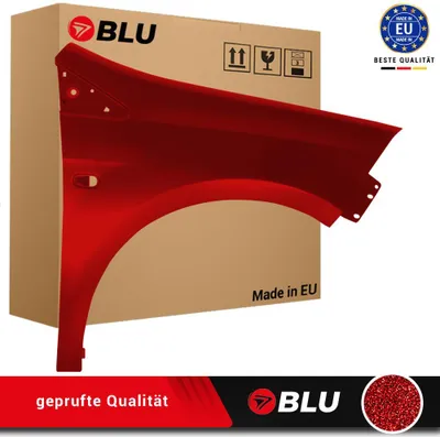 Immagine prodotto di BLU Parafango compatibile con Fiat Bravo 106B Destra Rot RotMaranello | 2007-2014 | Anteriore | Verniciato | Pronto per il montaggio | Acciaio