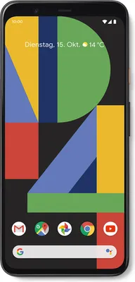 Produktbild von Google Pixel 4 XL 16cm (6,3 Zoll), 16MP, 6GB RAM, 64GB Speicher, Farbe: Weiß