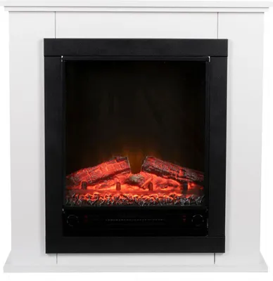 Produktbild von Dekoratívny elektrický nástenný krb Classic Fire Geneva čierna/biela 1800 W