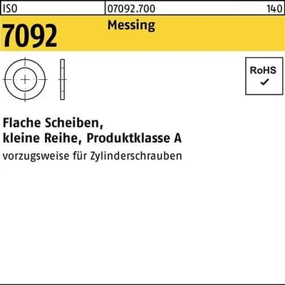 Produktbild von Reyher  Scheiben ISO 7092 Messing 2 Ms (500 Stück)