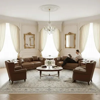 Produktbild von Stilvolles Wohnzimmer Set: 3+3+1+1-Sitzer für Ihren Komfort