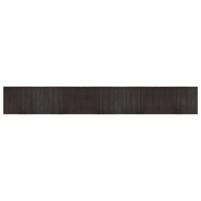 Immagine prodotto di vidaXL Tappeto rettangolare marrone scuro 70x500 cm Bamboo