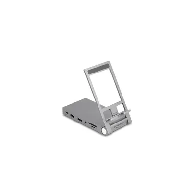 Produktbild von Delock - Dockingstation + Notebook-/Tablet-Ständer - USB-C / Thunderbolt 3 - HDMI