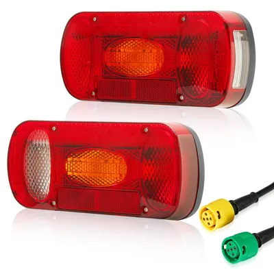 Productafbeelding van 2 x Multifunctionele Achterlichten 12 V voor Aanhanger met Bajonetaansluiting