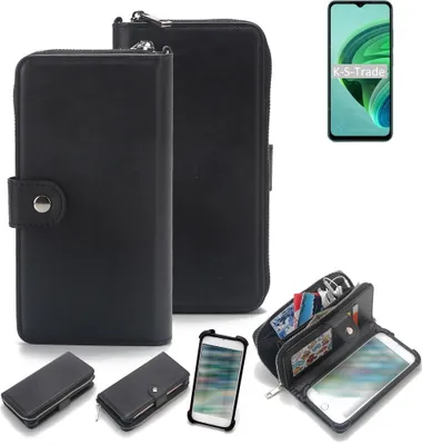 Produktbild von K-S-Trade 2in1 Handyhülle Schutzhülle kompatibel mit Xiaomi Redmi 10 5G  & Portemonnee Cover Handy Hülle Case Etui Geldbörse Wallet Bookstyle