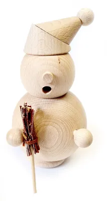 Produktbild von Räuchermann Bastelset Weihnachtmann BxHxT 8,5x13x8,5cm NEU