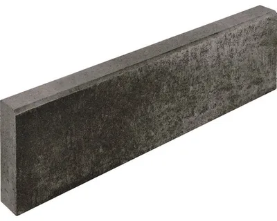 Produktbild von Beton Tiefbordstein anthrazit einseitig gefast 100 cm x 8 cm x 40 cm