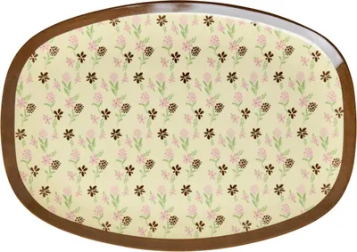 Produktbild von Rice Melamin Rechteckiger Teller - Blumenmeer 30 x 22 cm