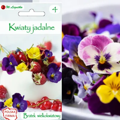 Image de Graines Fleurs comestibles, Pensée à grandes fleurs 0.5g