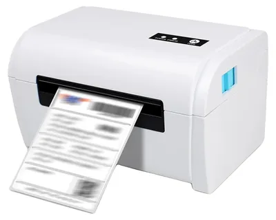 Imagen del producto de Impresora de etiquetas, conectividad Bluetooth, diseño compacto, ancho de papel de 110 mm