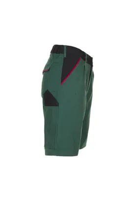 Produktbild von Planam Shorts Highline Gr. S grün/schwarz/rot