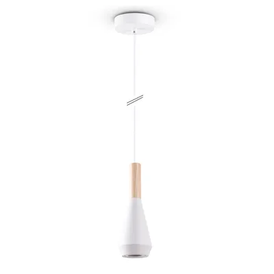 Produktbild von Pendelleuchte Esstisch Lampe Küche Wohnzimmer Lampenschirm Stahl Holz GU10