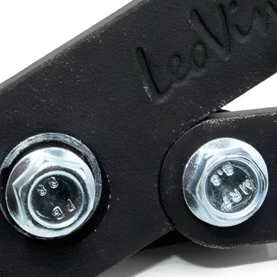Image de Support de silencieux LeoVince en aluminium, diamètre 89 mm, avec 2 trous de 8,5 mm