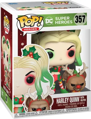 Produktbild von DC Super Heroes - Harley Quinn With Helper 357 - Funko Pop! - Vinyl Figur