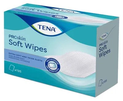 Produktbild von 8x TENA Soft Wipe 19 x 30 cm | Packung (135 Stück)