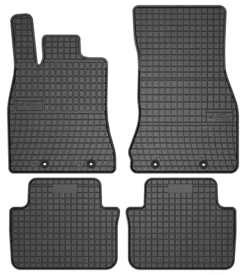 Produktbild von Gummi-Fußmatten für Jaguar XF I 2WD X250 2007-2015 (Limousine/Kombi) – 4-tlg, Schwarz, passgenau – Wielganizator SolidPRO