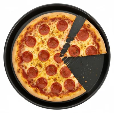 Pizzaplatte, antihaftbeschichtet, rund, 32 cm, Aluminiumlegierung