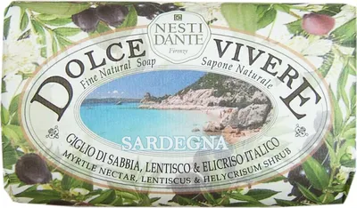 Image de Nesti Dante Dolce Vivere Soap SARDEGNA Savon en bloc 250 g, unisexe