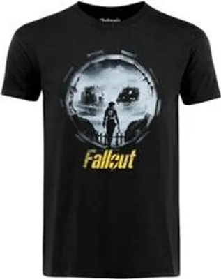 Produktbild von Fallout T-Shirt Herren Vault 33 - Into The Wasteland schwarz M