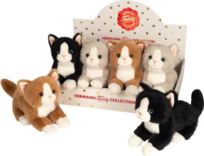 Obrázok produktu pre Teddy-Hermann Teddy Hermann mačky 3-farebné rôzne 20 cm Ostatné