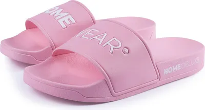 Produktbild von Home Deluxe - Pantoletten SUN Uni - Größe: 43-44, Farbe: Rosa I Badelatschen Badeschlappen Hausschuhe