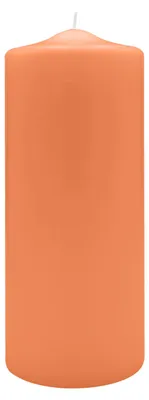 Produktbild von Spitzkopf Stumpen Kerzen Mango Orange 25 x Ø 9 cm, 6 Stück
