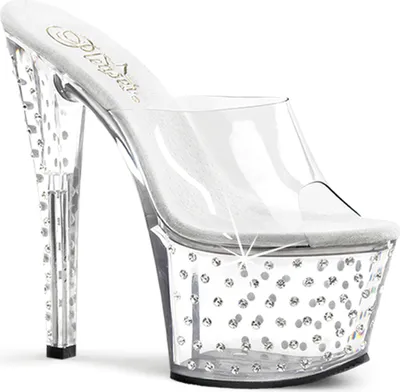 Produktbild von STARDUST-701 Damen Slipper von Pleaser, Transparent  , EU 37, US 7