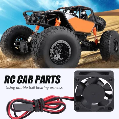 Obrázek produktu pro Chladicí ventilátor pro RC auta, chladicí ventilátor pro RC motory, stejnosměrný chladicí ventilátor, černý chladicí ventilátor, chladicí ventilátor motoru