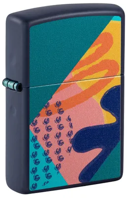 Produktbild von Zippo Sturmfeuerzeug - Pattern, Navy Matte, Color Image - Nachfüllbar - Wiederve