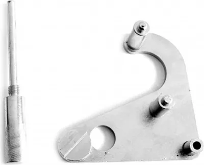 Immagine prodotto di Kit-set attrezzi per messa in fase motori, per il bloccaggio della cinghia di distribuzione dell'albero a camme del motore, compatibile con Renault Nissan 2.0 Dci