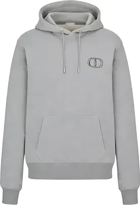 Zdjęcie produktu dla Bluza z kapturem Dior CD Icon, szara, męska