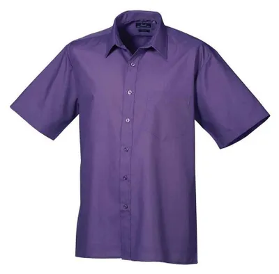 Image de Chemise Premier pour homme à manches courtes LT4512 (48,5 cm) (violet)