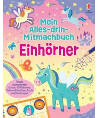 Produktbild von Mein Alles-drin-Mitmachbuch: Einhörner