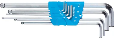 Productafbeelding van Gedore sets van hoekschroevendraaiers in houder, 8-delig, 2-10 mm, artikelnummer H 42 KEL-88