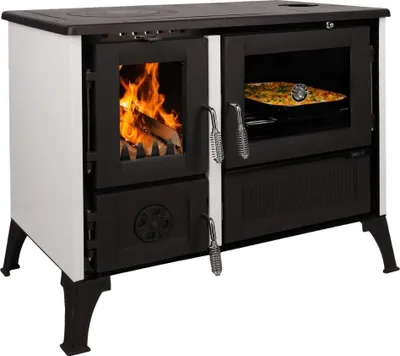 Produktbild von 365® Küchenherd Cook Smart weiß emailliert 8 kW Gusseisen A+