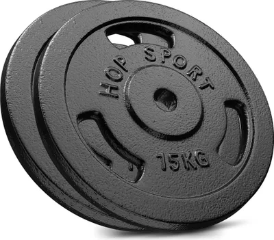 Obrázek produktu pro Hop-sport Sada litinových kotoučů 2x15 kg