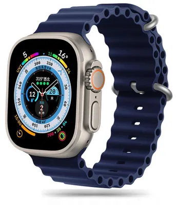 Zdjęcie produktu dla Tech-Protect Iconband Pro Apple Watch 4 / 5 / 6 / 7 / 8 / 9 / Se / Ultra 1 / 2 (42 / 44 / 45 / 49 Mm) Mitternachtblau
