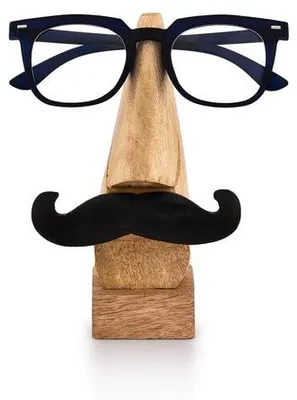 Produktbild von Holzbrillehalter - Handgefertigt - 15.24 cm - Einzigartiges Geschenk