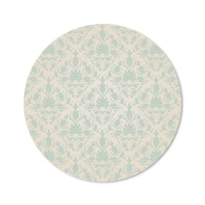 Produktbild von MuchoWow® Mauspad Mousepad Damast - Vintage - Pastell - Design 20x20 cm - Mousepads - Maus Mat - Pad - Mausunterlage - Schreibtischmatte