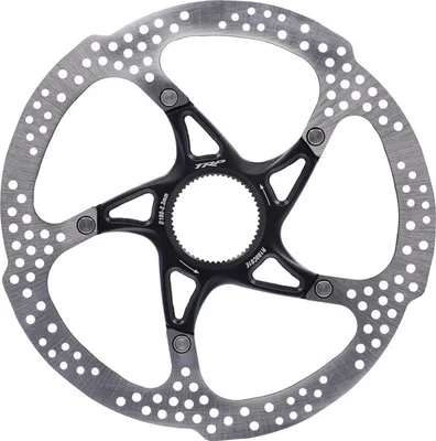 Produktbild von TRP Bremsscheibe Ø 180 mm, 2.3mm, 2 teilig, Centerlock, schwarz/silber