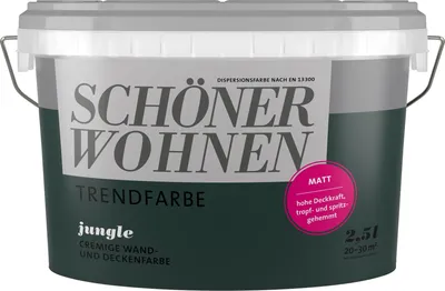 Produktbild von SW Trend Wandfarbe matt 2,5L Jungle 6514